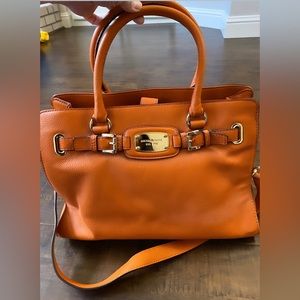 Michael Kors large orange purse